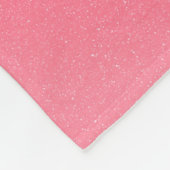 Blush Pink Sparkle Gradient Fleece Deken (Hoek)