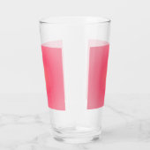 Blush Pink Sparkle Gradient Glass Cup Glas (Rechts)