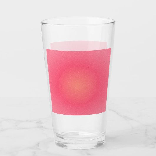 Blush Pink Sparkle Gradient Glass Cup Glas (Voorkant)