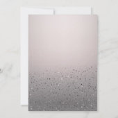 Blush Pink Sparkly Glitter Sweet 16 Birthday Party Kaart (Achterkant)