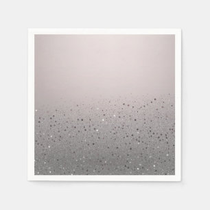 Blush Pink Sparkly Glitter Sweet 16 Birthday Party Servet