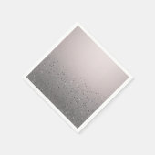 Blush Pink Sparkly Glitter Sweet 16 Birthday Party Servet (Hoek)