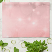 Blush Pink Sparkly Theedoek (Gevouwen)