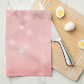 Blush Pink Sparkly Theedoek (Quarter Fold)