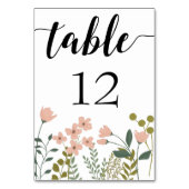 Blush Pink Spring Floral Wedding Kaart (Achterkant)