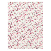 Blush Pink Spring Rustic Bohemian Floral Tafelkleed (Voorkant)