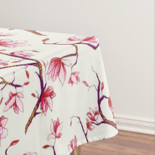 Blush Pink Spring Rustic Bohemian Floral Tafelkleed