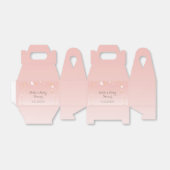 Blush Pink Star Moon Baby shower Bedankdoosjes (Uitgevouwen)