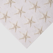Blush Pink Star Ornaments Christmas Tissuepapier (Detail)