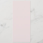 Blush Pink Stripes Modern Wedding Menu Kaart (Achterkant)