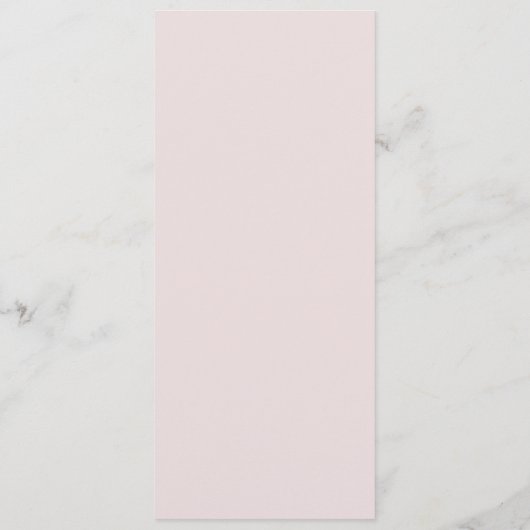 Blush Pink Stripes Modern Wedding Menu Kaart (Achterkant)