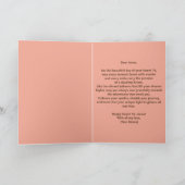 Blush Pink Sweet 16 Gouden Parel Aantal en Ballonn Kaart (Binnen)