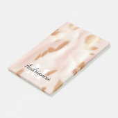 Blush Pink Tan Southwest Faux Koeienhuid Cowgirl Post-it® Notes (Schuin)