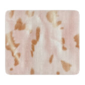 Blush Pink Tan Southwest Faux Koeienhuid Snijplank (Voorkant)