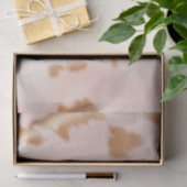 Blush Pink Tan Southwest Faux Koeienhuid Tissuepapier (Geschenk)