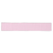 Blush Pink Tartan Runner Moderne eettafel instelle Lange Tafelloper (Horizontaal)