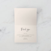 Blush Pink Terracotta Rainbow Persoonlijke boodsch Bedankkaart (Binnen)