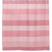  Blush Pink Textured Stripes Pattern Douchegordijn (Voorkant)
