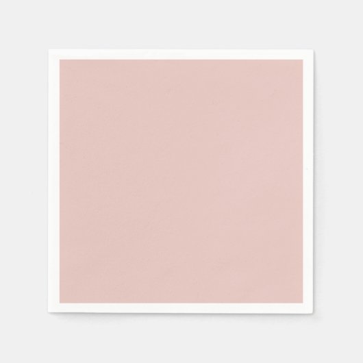 Blush Pink Trend Color Peach Sjabloon Blank Servetten (Voorkant)