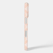 Blush Pink Trendy Arrow Tribal Print Case-Mate iPhone Case (Achterkant / Rechts)