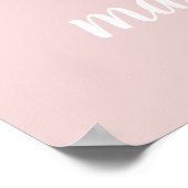 Blush Pink Vind een manier of maak een Poster (Hoek)