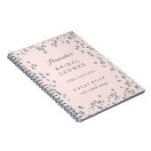 Blush Pink Vrijgezellenfeest Guest Book Notitieboek (Rechterzijde)
