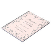 Blush Pink Vrijgezellenfeest Guest Book Notitieboek (Linkerzijde)