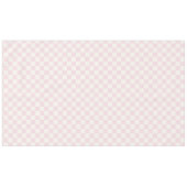 Blush Pink & Warm White Modern Checkered Tafelkleed (Voorkant (Horizontaal))