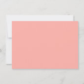 Blush Pink Waterverf Flowers Script Vrijgezellenfe Kaart (Achterkant)