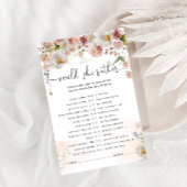 Blush Pink Waterverf Flowers Vrijgezellenfeest spe