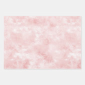Blush Pink Waterverf Gold Hearts Inpakpapier Vel (Voorkant 3)