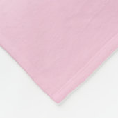 Blush Pink Waterverf Ombre gepersonaliseerd Fleece Deken (Hoek)