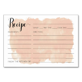 Blush Pink Waterverf Recept Kaarten Vrijgezellenfe