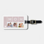 Blush Pink We Love You Mam Foto's Bagagelabel (Voorkant horizontaal)