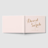 Blush Pink Wedding Gastboek Gastenboek (Volledig)