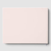 Blush Pink Wedding Gastboek Gastenboek (Achterkant)