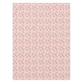 Blush Pink Whimsical Spring Flowers Blossom Tafelkleed (Voorkant)
