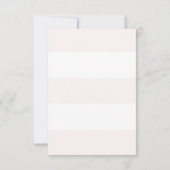Blush Pink White 3 Stripes RSVP (Achterkant)