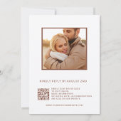 Blush Pink White 3D Flowers  Kaart (Achterkant)