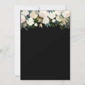 Blush Pink White Floral Vrijgezellenfeest Kaart (Achterkant)