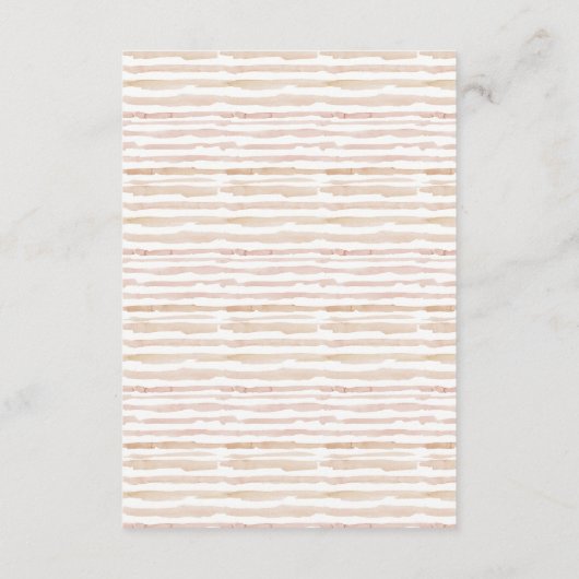 Blush Pink White Pumpkin Floral Weddenschap RSVP Informatiekaartje (Achterkant)