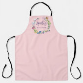 Blush Pink Wildflower Schort (Voorkant)