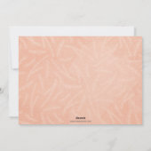 Blush Pink Winter Foliage 5 foto's Collage Feestdagenkaart (Achterkant)