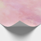 Blush Pink Yellow Tie kleurstof Cadeaupapier (Hoek)