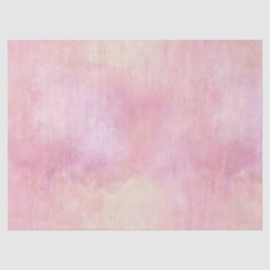 Blush Pink Yellow Tie kleurstof Tissuepapier (Voorkant)