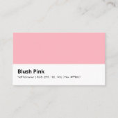 Blush Pink | "Zachte Romance" Visitekaartje (Voorkant)