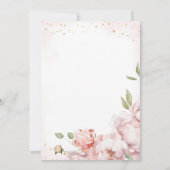 Blush Pink Ze is van de markt Vrijgezellenfeest Kaart (Achterkant)