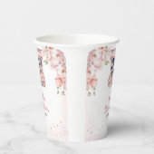 Blush Pink Ze is van de markt Vrijgezellenfeest Papieren Bekers (Links)