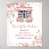 Blush Pink Ze is van de markt Vrijgezellenfeest te Poster (Voorkant)