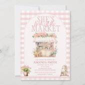 Blush Pink Ze is vers van de markt Bloemen Kaart (Voorkant)